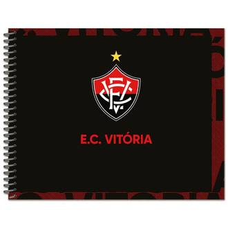 CADERNO DESENHO CAPA DURA 80FLS - ESPIRAL - EC VITORIA - UN - BAHIA ARTES