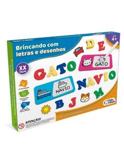 BRINCANDO C/ LETRAS E DESENHOS 792956 - 20 PCS - UN - PAIS E FILHOS