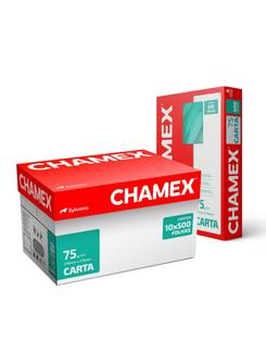 PAPEL CHAMEX 75G 500FLS - CARTA - CX 10 - CHAMEX