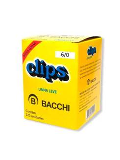 CLIPS GALVANIZADO N.6/0 C/220 - UN - BACCHI