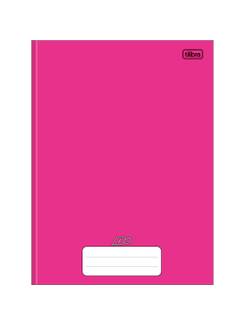 CADERNO BROCHURAO CAPA DURA 96FLS - D+ - ROSA - UN - TILIBRA