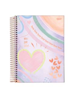 CADERNO UNIV CAPA DURA 15X1 240FLS - LA CREME - UN - JANDAIA