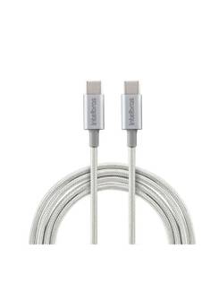 CABO USB C - USB C NYLON 1,5M - 60W - EUCC 15NB - BRANCO - UN - INTELBRAS