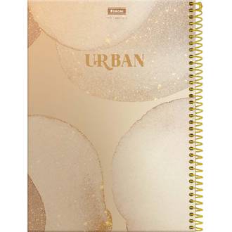 CADERNO COLEGIAL CAPA DURA 10X 160FLS - URBAN - PCT 4 - FORONI