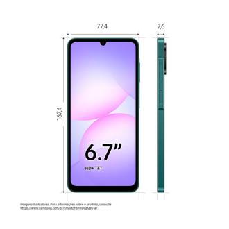 SMART SAMS GLX A07 OCTACORE/128GB/4 RAM/50MP/6,7P - VERDE - UN - SAMSUNG