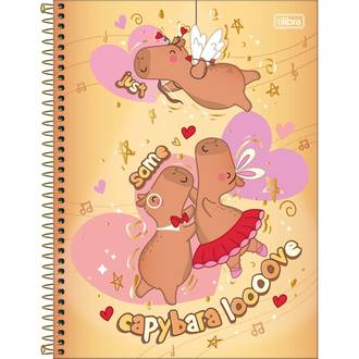 CADERNO UNIV CAPA DURA 10X1 160FLS - CAPYCLUB - UN - TILIBRA