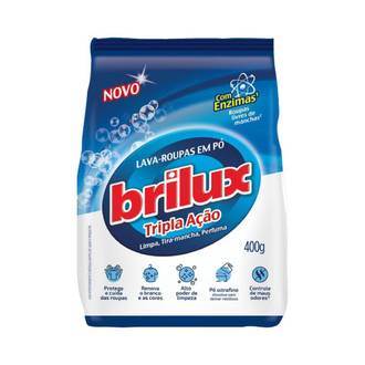 SABAO EM PO SACHE 400G - TRIPLA ACAO - UN - BRILUX