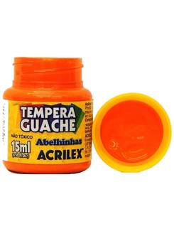 TINTA GUACHE 15ML  - LARANJA - CX 12 - ACRILEX