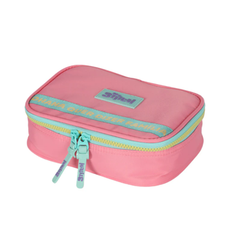 ESTOJO ESCOLAR BOX STITCH - ET50084SC - OHANA - SALMAO - UN - LUXCEL