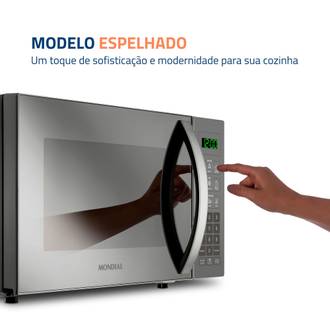 MICRO-ONDAS 21 LTS 220V MO-01-21-E - CINZA/ESPELHADO - UN - MONDIAL
