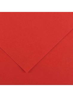 PAPEL IRIS VIVALDE A4 25FLS - 185G - VERMELHO - UN - CANSON