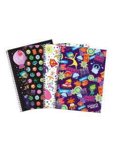 CADERNO UNIV CAPA DURA 10X1 160FLS - 3390968 - DIVERTIDA MENTE - PCT 4 - FORONI