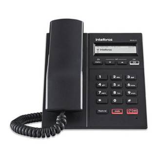 TELEFONE C/FIO C/ ID IP TIP 125I - PRETO - UN - INTELBRAS
