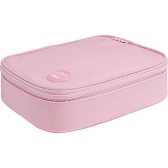 ESTOJO ESCOLAR BOX HAPPY - 348635 - ROSA - UN - TILIBRA