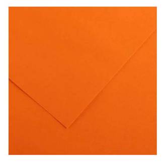 PAPEL IRIS VIVALDE A4 25FLS - 185G - LARANJA - UN - CANSON