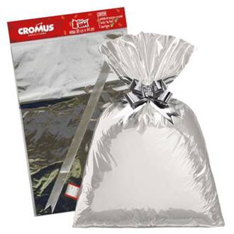 KIT SACO PARA PRESENTE C/1 LISO - 35x54 - UN - CROMUS