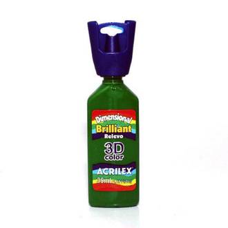 TINTA DIMENSIONAL BRILLIA 35ML 12112  - VERDE MUSGO - UN - ACRILEX
