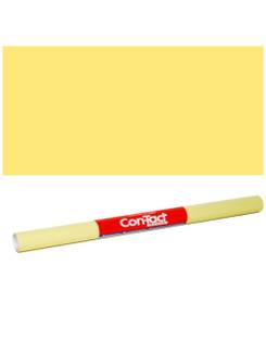 FILME AUTOADESIVO 45CMX2M 80 MICRAS - FOSCO 6542 - AMARELO - UN - CON-TACT