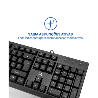 TECLADO C/FIO USB SLIM TC600 - UN - MULTILASER
