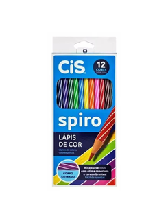 LAPIS DE COR SPIRO 12 CORES - 448002 - C/12 - UN - CIS