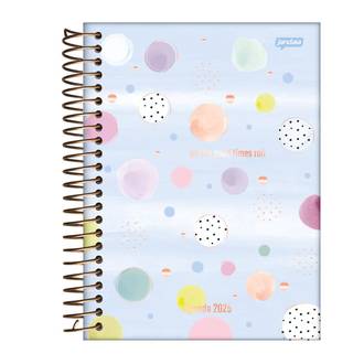 AGENDA ESPIRAL LA CREME 133X178 - DIARIA - 352FL - UN - JANDAIA