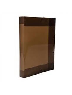 PASTA ELASTICO PLASTICA 4CM OFICIO - 1024 - FUME - UN - ACP