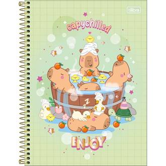 CADERNO UNIV CAPA DURA 16X1 256FLS - 397270 - CAPYCLUB - UN - TILIBRA