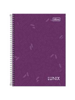 CADERNO UNIV CAPA DURA 1X1 80FLS - LUNIX - UN - TILIBRA