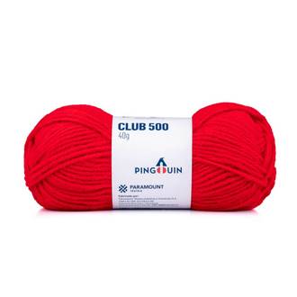 NOVELO DE LA CLUB 500 40G - 0864 - VERMELHO TOMATE - UN - PINGOUIN
