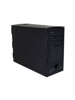 ARQUIVO MORTO PRATICO 350X245X135MM - 2607 - PRETO - CX 50 - ALAPLAST