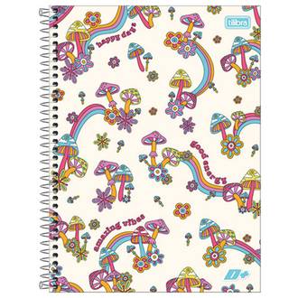 CADERNO UNIV CAPA DURA 12X1 240FLS - MAIS+ FEM - UN - TILIBRA