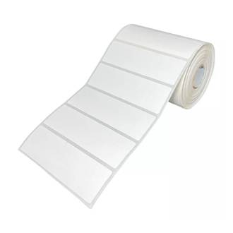 ETIQUETA ADESIVA COUCHE 1 CARREIRA - 100MM X 34MM - BRANCA - UN - AUTOMATECH