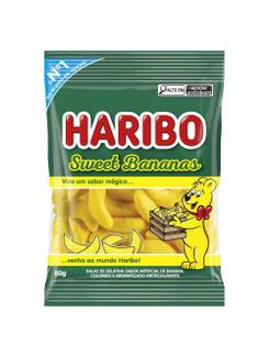 BALA GELATINA 50G - SWEET BANANA - UN - HARIBO