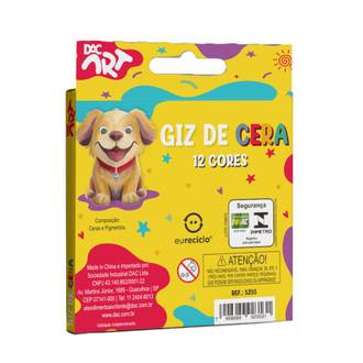 GIZ DE CERA 12 CORES - 5255 - UN - DAC