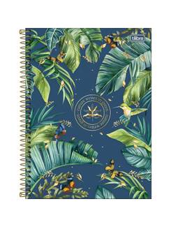 CADERNO UNIV CAPA DURA 1X1 80FLS - NATURALIS - UN - TILIBRA