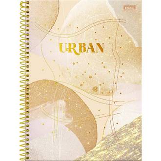 CADERNO COLEGIAL CAPA DURA 10X 160FLS - URBAN - UN - FORONI