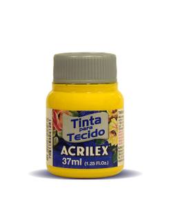 TINTA TECIDO FOSCA 37ML 04140 - AMARELO OURO - CX 12 - ACRILEX