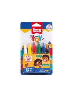 GIZ DE ROSTO TOY 6 CORES - 908056 - CX 96 - TRIS