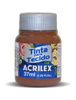 TINTA TECIDO FOSCA 37ML 04140 - MARROM - UN - ACRILEX
