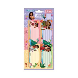 ETIQUETA ADESIVA ESCOLAR  - MOANA - PCT 10 - TILIBRA