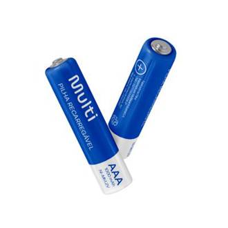 PILHA RECARREGAVEL AAA 1000MAH C/2 - CB051 - UN - MULTILASER