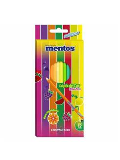 LAPIS DE COR NEON 12 CORES/MENTOS - UN - COMPACTOR