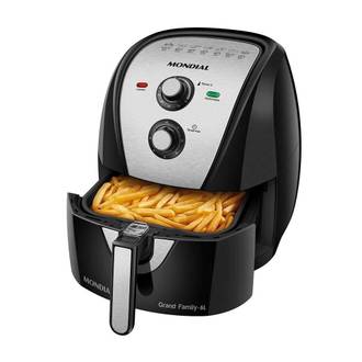 FRITADEIRA AIR FRYER 6L AFN-60-BI 127V - PRETO/INOX - UN - MONDIAL