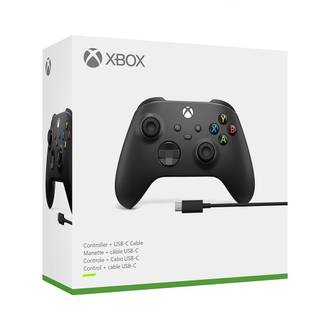 CONTROLE S/FIO XBOX P/PC + CABO USB-C 1V800013 - PRETO  - UN - MICROSOFT