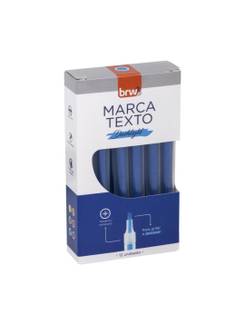 MARCA TEXTO DASHLIGHT  - AZUL - CX 12 - BRW