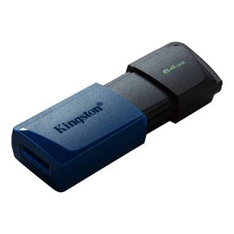 PEN DRIVE 64GB - EXODIA DTXM - USB 3.2 - PRETO - UN - KINGSTON