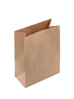 SACO DE PAPEL KRAFT PARDO  - 28,5x24x12 - UN - CROMUS