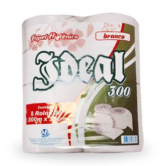 PAPEL HIGIENICO IDEAL 300 C/8 - 200M - NEUTRO - UN - MEYORS