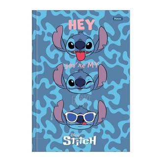 CADERNO BROCHURAO CAPA DURA 80FLS - 4065262 - STITCH - PCT 5 - FORONI