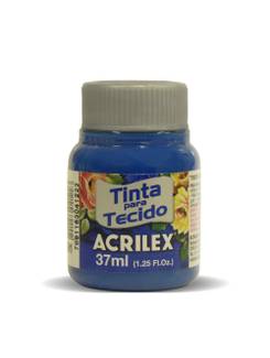 TINTA TECIDO FOSCA 37ML 04140 - AZUL TURQUESA - CX 12 - ACRILEX